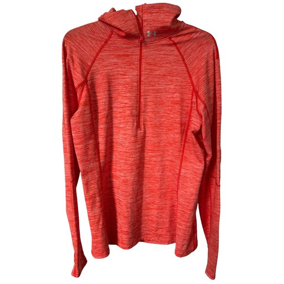 Under Armour Cold Gear Fitted Half Zip Pullover Womens XL Athleisure Workout NEW - Picture 1 of 7